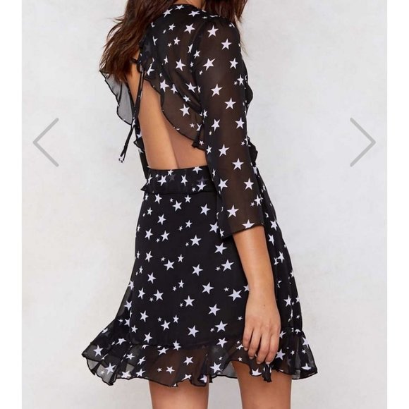 NWT Nasty Gal Walk of Fame Star Mini Dress